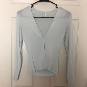 Light blue long sleeve shirt